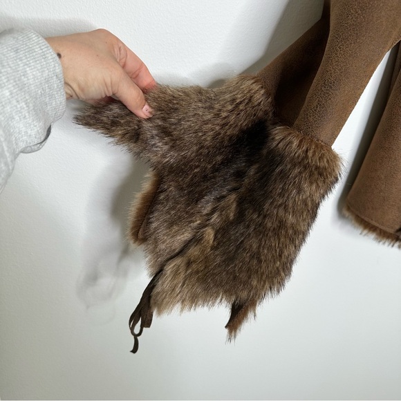 Scully Honey Creek Faux Fur Jacket in Java Brown - Picture 4 of 10
